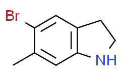 5-溴-6-甲基吲哚啉