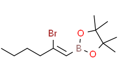 (Z)-2-(2-溴己-1-烯-1-基)-4,4,5,5-四甲基-1,3,2-二氧硼杂环戊烷