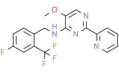 N-(4-氟-2-(三氟甲基)苄基)-5-甲氧基-2-(吡啶-2-基)嘧啶-4-胺