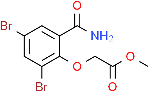 （2,4-二溴-6-氨基甲酰基-苯氧基）乙酸甲酯