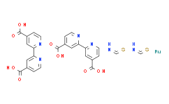 双(异硫氰酸)双(2，2'-二吡啶基-4，4'-二甲酸)钌(II)
