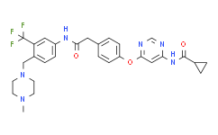 N-(6-(4-(2-((4-((4-甲基哌嗪-1-基)甲基)-3-(三氟甲基)苯基)氨基)-2-氧乙基)苯氧基)嘧啶-4-基)环丙酰胺