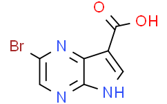 2-溴-5H-吡咯并[2,3-b]吡嗪-7-羧酸