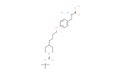 (S)-4-(4-(4-(2-氨基-3-甲氧基-3-氧代丙基)苯氧基)丁基)哌啶-1-甲酸叔丁酯