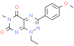 1-Ethyl-3-(4-methoxyphenyl)-6-methylpyrimido[5,4-e][1,2,4]triazine-5,7(1H,6H)-dione
