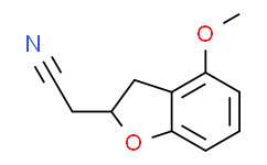 2-(4-methoxy-2,3-dihydro-1-benzofuran-2-yl)acetonitrile