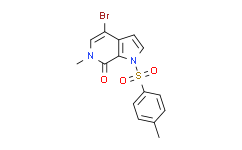 4-溴-6-甲基-1-对甲苯磺酰基-1H-吡咯并[2,3-c]吡啶-7(6H)-酮