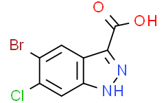5-溴-6-氯-1H-吲唑-3-羧酸