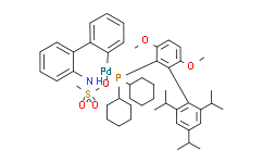 甲磺酸(2-二环己基膦基-3,6-二甲氧基-2',4',6'-三异丙基-1,1'-联苯)(2-氨基-1,1'-联苯-2-基)钯(II)