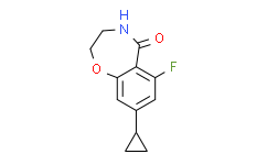 8-环丙基-6-氟-3,4-二氢苯并[f][1,4]氧氮杂卓-5(2H)-酮