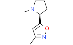 3-Methyl-5-(1-methyl-2-pyrrolidinyl)isoxazole