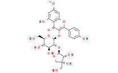 鼠李檸檬素-3-O-β-D-呋喃芹糖基(1→2)-β-D-吡喃葡萄糖苷