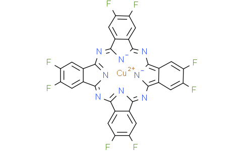 2,3,9,10,16,17,23,24-八氟酞菁铜(II)	(升华提纯)