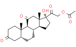 17-alpha,21-二羟基-5-beta-孕甾烷-3,11,20-三酮 21-乙酸酯