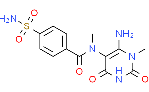 6-氨基-5-(4-磺酰胺基苯甲酰基)-N-(甲基氨基)-1-甲基尿嘧啶