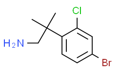 2-(4-Bromo-2-chlorophenyl)-2-methylpropan-1-amine
