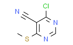 4-氯-6-(甲硫基)嘧啶-5-甲腈