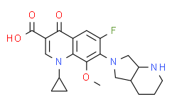 莫西沙星/1-环丙基-7-(S,S-2,8-二氮杂双环[4.3.0]壬烷-8-基)-6-氟-8-甲氧-4-氧代-1,4-二氢-3-喹啉羧酸/(4ΑS-CIS)-1-环丙基-6-氟-1,4-二氢-8-甲氧基-7-(六氢-6H-吡咯[3,4-B] 吡啶-6-基)-4-氧-3-喹啉羧酸/Moxifloxacin