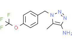 5-甲基-1-(4-(三氟甲氧基)苄基)-1H-1，2，3-三唑-4-胺