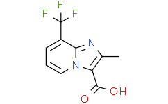 2-甲基-8-(三氟甲基)咪唑并[1,2-a]吡啶-3-羧酸