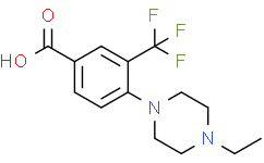 4-(4-乙基哌嗪-1-基)-3-(三氟甲基)苯甲酸