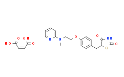 马来酸罗格列酮/5-[4-[2-[N-甲基-N-(2-吡啶基)氨基]-乙氧基]苄基]噻唑烷-2,4二酮马来酸盐/Rosiglitazone maleate