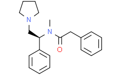 N-Methyl-N-(1-phenyl-2-(1-pyrrolidinyl)ethyl)phenylacetamide