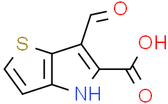 6-甲酰基-4H-噻吩并[3,2-b]吡咯-5-羧酸