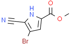 4-溴-5-氰基-1H-吡咯-2-羧酸甲酯