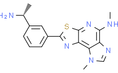 (R)-2-(3-(1-氨基乙基)苯基)-N,8-二甲基-8H-咪唑并[4,5-d]噻唑并[5,4-b]吡啶-5-胺