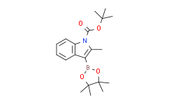2-甲基-3-(4,4,5,5-四甲基-1,3,2-二氧硼杂环戊烷-2-基)-1H-吲哚-1-羧酸叔丁酯