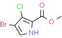 4-溴-3-氯-1H-吡咯-2-羧酸甲酯