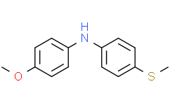 4-甲氧基-N-(4-(甲硫基)苯基)苯胺