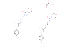 N-[2-[[(2R)-2-hydroxy-3-(4-hydroxyphenoxy)propyl]amino]ethyl]morpholine-4-carboxamide hemi(oxalic acid)