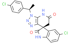 (7S)-5'-chloro-3-[(1R)-1-(4-chlorophenyl)ethyl]-1',2',3,4,5,6-hexahydrospiro[[1,2,3]triazolo[4,5-b]pyridine-7,3'-indole]-2',5-dione