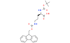 N-叔丁氧羰基-(N'-芴甲氧羰基)-D-鳥氨酸