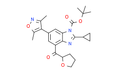 2-环丙基-6-(3,5-二甲基异恶唑-4-基)-4-(四氢呋喃-2-羰基)-1H-苯并[d]咪唑-1-羧酸叔丁酯