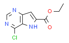 4-氯-5H-吡咯并[3,2-d]嘧啶-6-羧酸乙酯