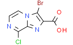 3-溴-8-氯咪唑并[1,2-a]吡嗪-2-羧酸