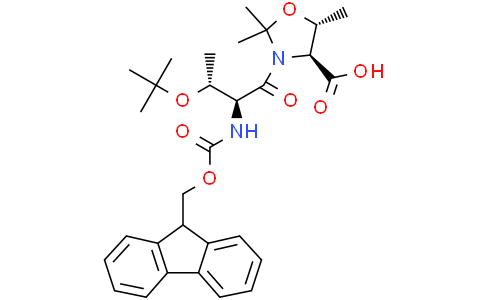 (4S,5R)-3-((2S,3R)-2-((((9H-芴-9-基)甲氧基)羰基)氨基)-3-(叔丁氧基)丁酰基)-2,2,5-三甲基恶唑烷-4-羧酸