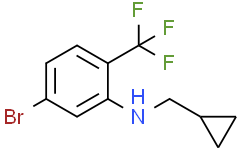 5-溴-N-(环丙基甲基)-2-(三氟甲基)苯胺