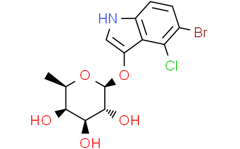 5-溴-4-氯-3-吲哚基-β-D-吡喃岩藻糖苷