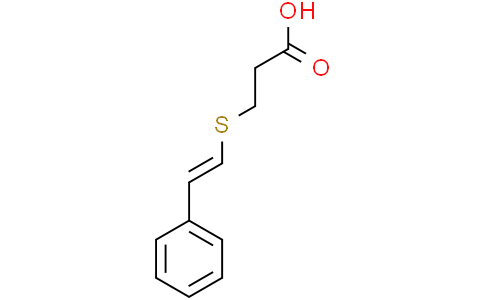 3-(苯乙烯硫代)丙酸