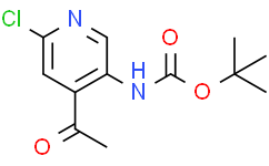 tert-butyl N-(4-acetyl-6-chloro-3-pyridyl)carbamate