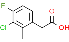 2-(3-氯-4-氟-2-甲基苯基)乙酸