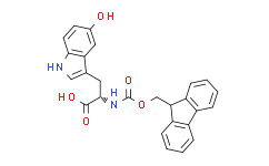 Fmoc-Trp(5-OH)-OH
(S)-2-((((9H-fluoren-9-yl)methoxy)carbonyl)amino)-3-(5-hydroxy-1H-indol-3-yl)propanoic acid