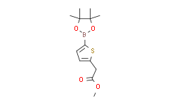 2-(5-(4,4,5,5-四甲基-1,3,2-二氧硼杂环戊烷-2-基)噻吩-2-基)乙酸甲酯