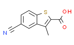 5-cyano-3-methyl-1-benzothiophene-2-carboxylic Acid