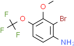 2-溴-3-甲氧基-4-(三氟甲氧基)苯胺