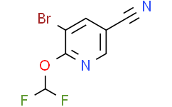 5-溴-6-(二氟甲氧基)烟腈
